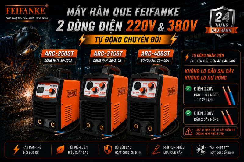 M&Aacute;Y H&Agrave;N QUE FEIFANKE ĐIỆN 220V &amp; 380V