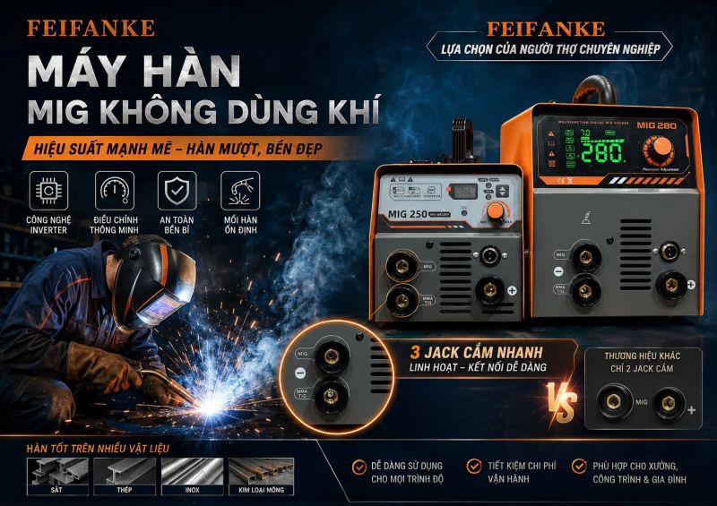 M&Aacute;Y H&Agrave;N MIG KH&Ocirc;NG D&Ugrave;NG KH&Iacute; FEIFANKE